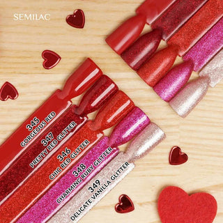 UV Nagellack Semilac 345 Gorgeous Red