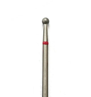 Kugel 1,2 mm bis 5,00 mm rot Fräseraufsatz SISTEMA