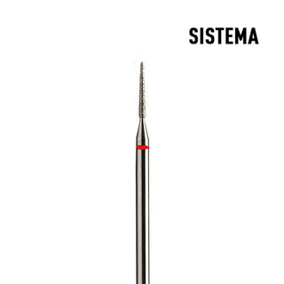 Nadel 1,0 mm bis 1,4 mm rot Fräseraufsatz SISTEMA