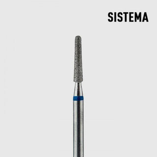Kegel 2,1 mm bis 2,7 mm blau Fräseraufsatz SISTEMA