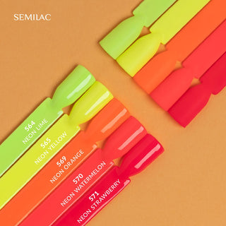 570 NEON WATERMELON - UV Nagellack 7ml Semilac