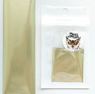WEIßGOLD MATT - Nailart Folie ZooNail