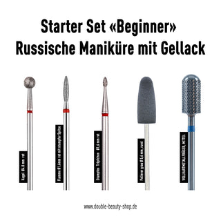 Starter Set Bits «Beginner» – Russische Maniküre mit Gellack