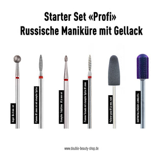 Starter Set Bits «Profi» Russische Maniküre mit Gellack