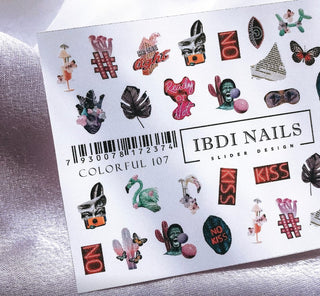 IBDI NAILS COLORFUL 107