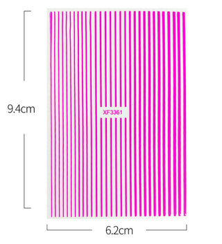 STRIPES PINK NEON