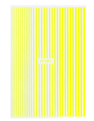 STRIPES YELLOW NEON