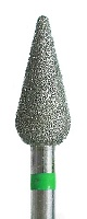 Birne 5,0mm grün Bit für Nagelhaut SISTEMA