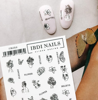 IBDI NAILS STIKER 08