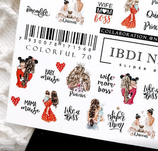 IBDI NAILS COLORFUL 70