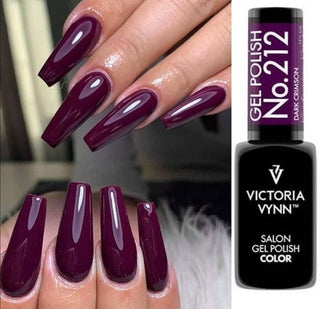 212 Dark Crimson Gel polish 8ml VICTORIA VYNN