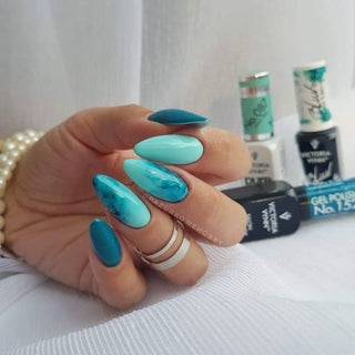 087 Light Teal — Gel polish Pure Creamy 8ml VICTORIA VYNN