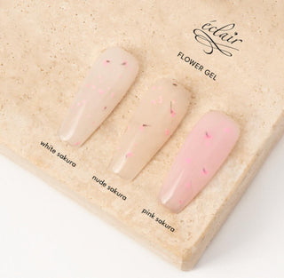 WHITE SAKURA Flower Builder Gel 30ml ECLAIR