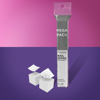 Fusselfreie Zelletten 700 stück Nail Wipes Weiß STALEKS