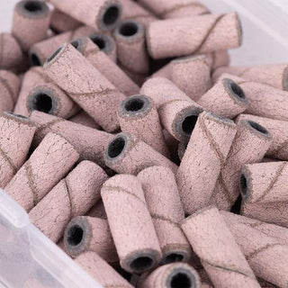 SCHLEIFKAPPEN 3mm ROSA 240 grid 50 Stück