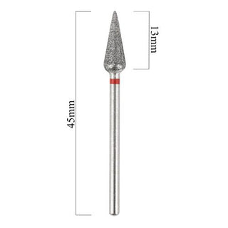 Birne 4 mm rot (fein) set 10 stk. Fräseraufsatz