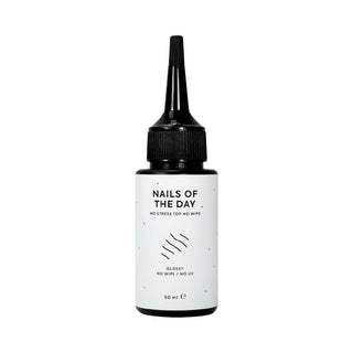 No Stress Top Coat (No Wipe, No UV) REFILL 50ml NAILS OF THE DAY