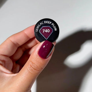 740 Deep Plum UV Nagellack 7ml Semilac