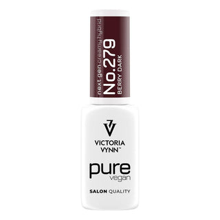 279 Berry Dark Gel polish Vegan Pure Creamy 8ml VICTORIA VYNN