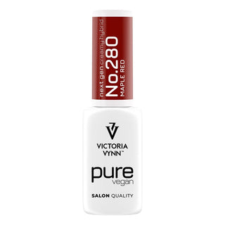 280 Maple Red Gel polish Vegan Pure Creamy 8ml VICTORIA VYNN