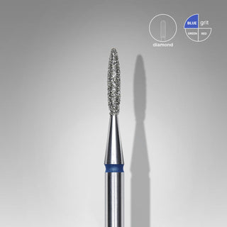 Flame sharp (from 1.6 to 2.1mm) blue drill bit STALEKS