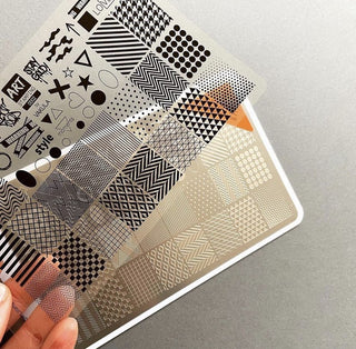 0002 by Vakula Matte stamping schablone + design blatt ART STAMPING