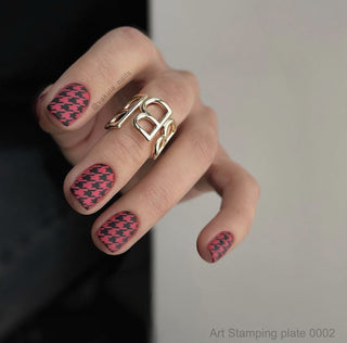 0002 by Vakula Matte stamping schablone + design blatt ART STAMPING