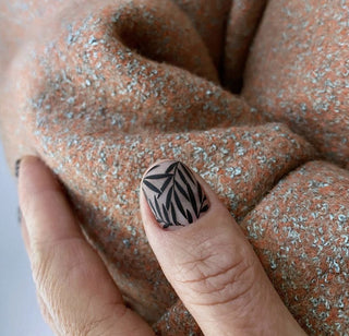 0001 Matte stamping schablone + design blatt ART STAMPING