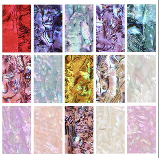 Muschel (seashell) violet 16 — Perlmutt Nailart