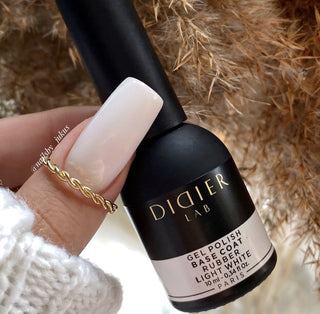 LIGHT WHITE - RUBBER BASE COAT 10 ml DIDIER LAB