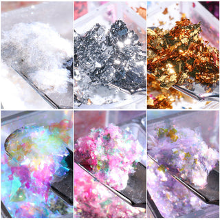 MIX OPAL FLAKES 12 stk. NailArt