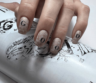 0003 by Davydova Matte stamping schablone + design blatt ART STAMPING