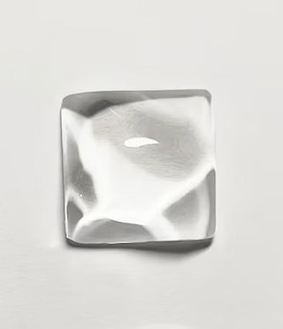 Quadrat flach - Swatch display für Nagellack Glas Transparent (10 Stück)