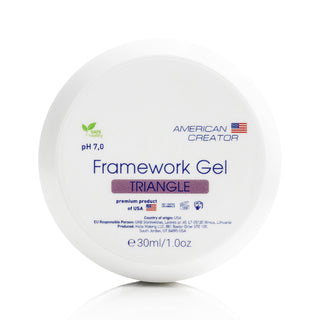 TRIANGLE - NO FILE FRAMEWORK GEL 30ml AMERICAN CREATOR