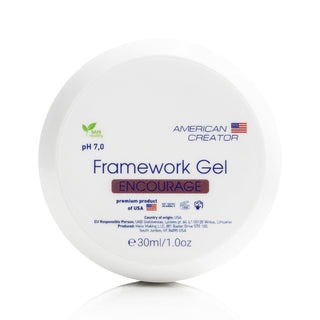 ENCOURAGE - NO FILE FRAMEWORK GEL 30ml AMERICAN CREATOR