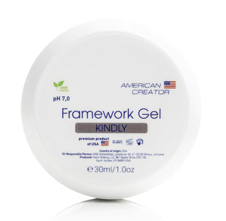 KINDLY - NO FILE FRAMEWORK GEL 30ml AMERICAN CREATOR