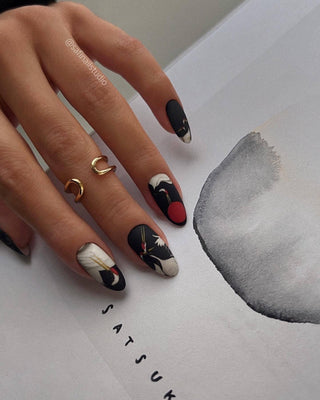 Nagelfolie Kushiro - Nail Wraps by provocative nails & safinailstudio