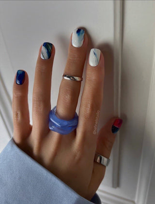 Nagelfolie Malibu - Nail Wraps by provocative nails & safinailstudio