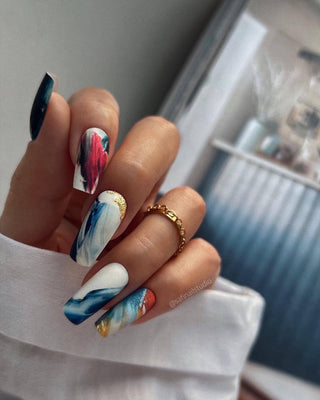 Nagelfolie Malibu - Nail Wraps by provocative nails & safinailstudio