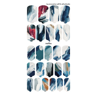 Nagelfolie Malibu - Nail Wraps by provocative nails & safinailstudio