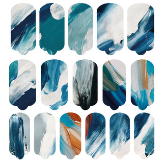Nagelfolie Malibu - Nail Wraps by provocative nails & safinailstudio