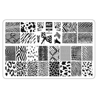 0004 by Vakula Matte stamping schablone + design blatt ART STAMPING