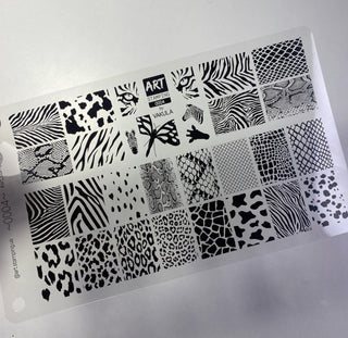 0004 by Vakula Matte stamping schablone + design blatt ART STAMPING