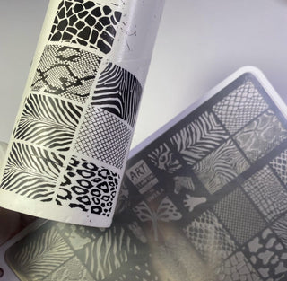 0004 by Vakula Matte stamping schablone + design blatt ART STAMPING