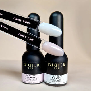 MILKY WHITE TOP COAT No Wipe 10ml DIDIER LAB