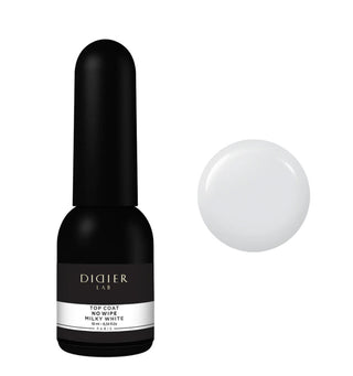 MILKY WHITE TOP COAT No Wipe 10ml DIDIER LAB