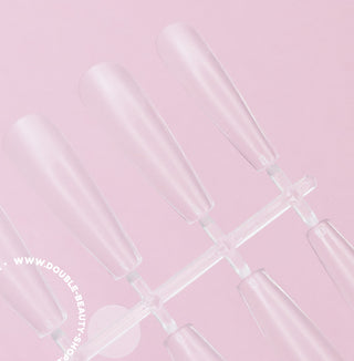 Coffin - Soft gel Form (Tips) 240stk Double Beauty