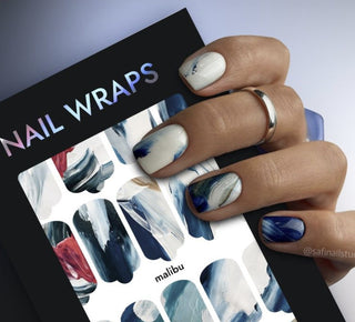 Nagelfolie Malibu - Nail Wraps by provocative nails & safinailstudio
