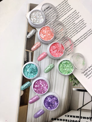 LILAC Opal - Glitter MIX IBDI Nails