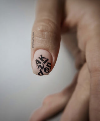 0003 by Davydova Matte stamping schablone + design blatt ART STAMPING
